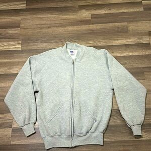 Vintage 90s Russell Athletic Zip Up Sweatshirt